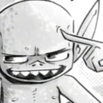 A thumbnail image of a goblin creature pressing a finger to its temple.